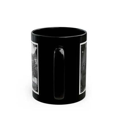 Culpeper Court House, Va.  Court House, With A Group Of Confederates Captured At Cedar Mountain On Balcony (U.S. Civil War) Black Coffee Mug - Go Mug Yourself