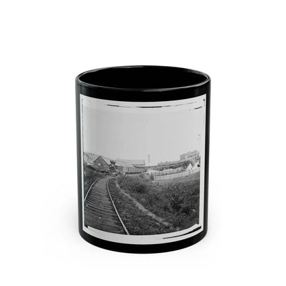 Culpeper Court House, Va. Freight Train On Orange And Alexandria Railroad (U.S. Civil War) Black Coffee Mug 11oz - Go Mug Yourself