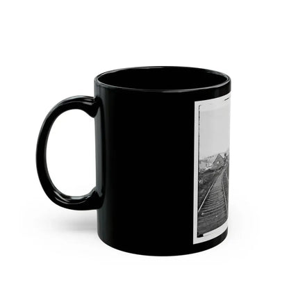 Culpeper Court House, Va. Freight Train On Orange And Alexandria Railroad (U.S. Civil War) Black Coffee Mug - Go Mug Yourself
