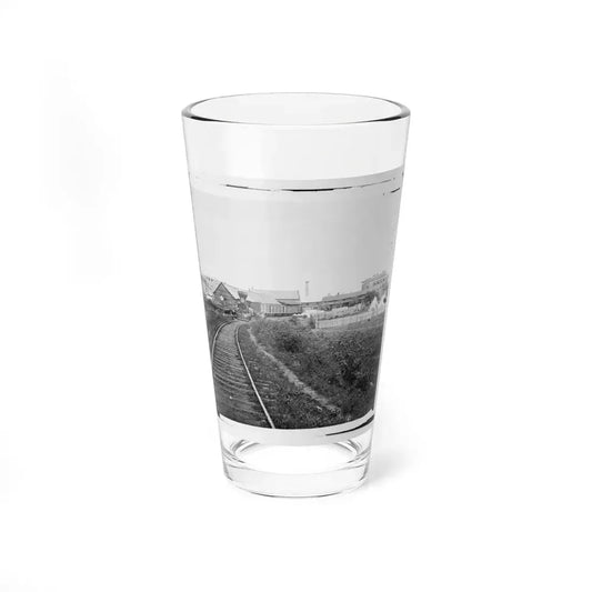 Culpeper Court House, Va. Freight Train On Orange And Alexandria Railroad (U.S. Civil War) Pint Glass 16oz 16oz - Go Mug Yourself