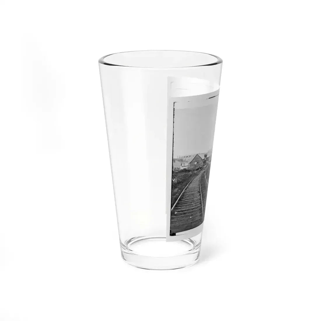 Culpeper Court House, Va. Freight Train On Orange And Alexandria Railroad (U.S. Civil War) Pint Glass 16oz - Go Mug Yourself