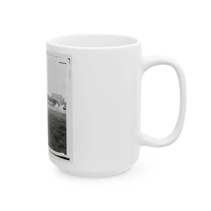 Culpeper Court House, Va. Freight Train On Orange And Alexandria Railroad (U.S. Civil War) White Coffee Mug - Go Mug Yourself