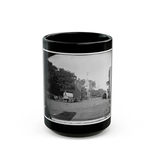 Culpeper Court House, Va. Street Scene (U.S. Civil War) Black Coffee Mug 15oz - Go Mug Yourself