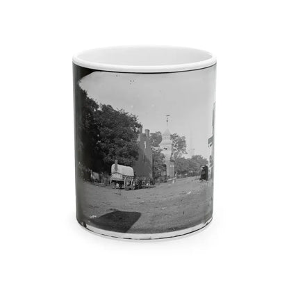 Culpeper Court House, Va. Street Scene (U.S. Civil War) White Coffee Mug 11oz - Go Mug Yourself