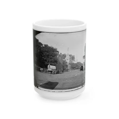 Culpeper Court House, Va. Street Scene (U.S. Civil War) White Coffee Mug 15oz - Go Mug Yourself
