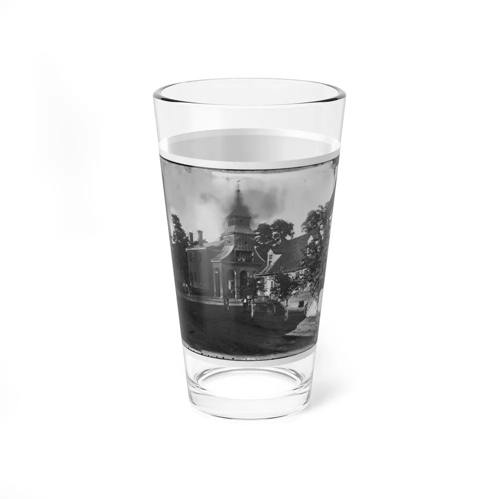 Culpeper Court House, Va. Court House, With A Group Of Confederates Captured At Cedar Mountain On Balcony (U.S. Civil War) Pint Glass 16oz-Go Mug Yourself