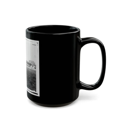 Culpeper Court House, Va. Freight Train On Orange And Alexandria Railroad (U.S. Civil War) Black Coffee Mug-Go Mug Yourself