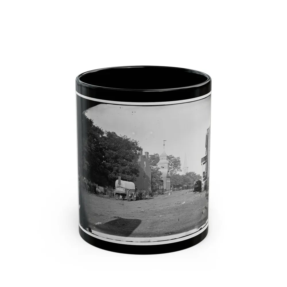 Culpeper Court House, Va. Street Scene (U.S. Civil War) Black Coffee Mug-11oz-Go Mug Yourself