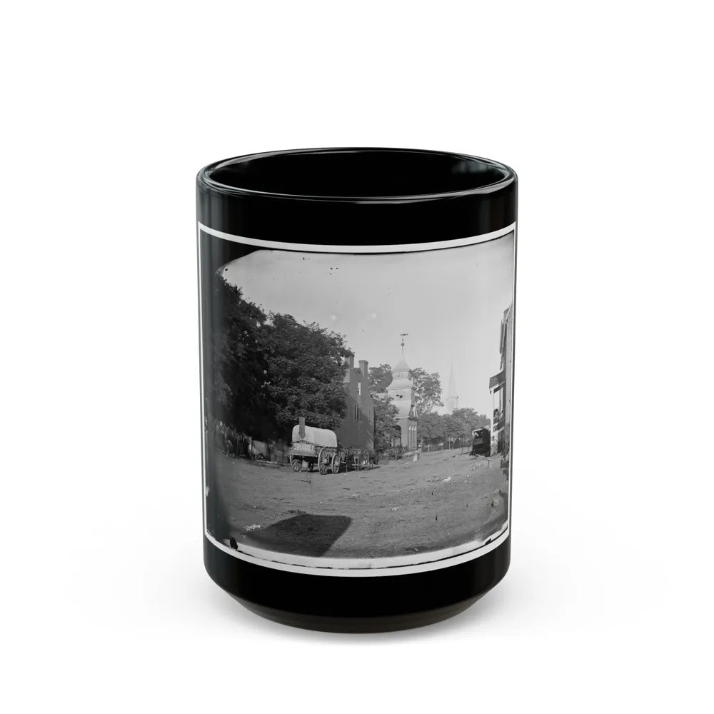 Culpeper Court House, Va. Street Scene (U.S. Civil War) Black Coffee Mug-15oz-Go Mug Yourself