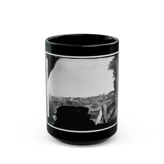 Culpeper, Va. Approach To Town, With Photographer's Wagon In Foreground (U.S. Civil War) Black Coffee Mug 15oz - Go Mug Yourself