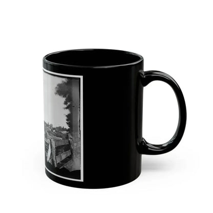 Culpeper, Va. Approach To Town, With Photographer's Wagon In Foreground (U.S. Civil War) Black Coffee Mug - Go Mug Yourself