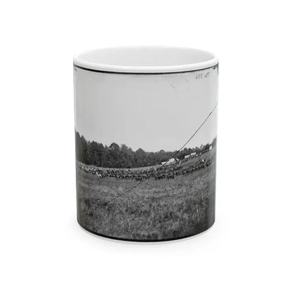 Culpeper, Va. Battery A, 4th U.S. Artillery, Robertson's Brigade (U.S. Civil War) White Coffee Mug 11oz - Go Mug Yourself