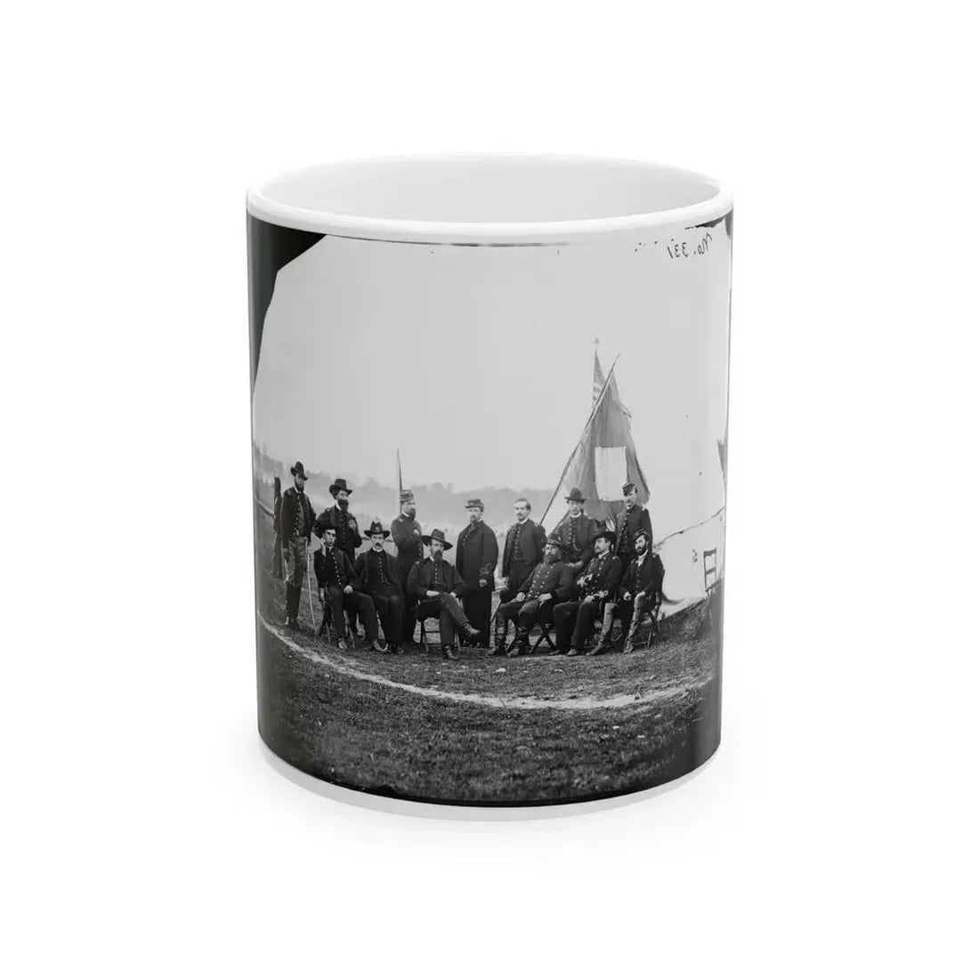 Culpeper, Va. Brig. Gen. Henry Prince Of The 2d Division, 3d Corps, And Staff (U.S. Civil War) White Coffee Mug 11oz - Go Mug Yourself