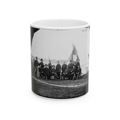Culpeper, Va. Brig. Gen. Henry Prince Of The 2d Division, 3d Corps, And Staff (U.S. Civil War) White Coffee Mug 11oz - Go Mug Yourself