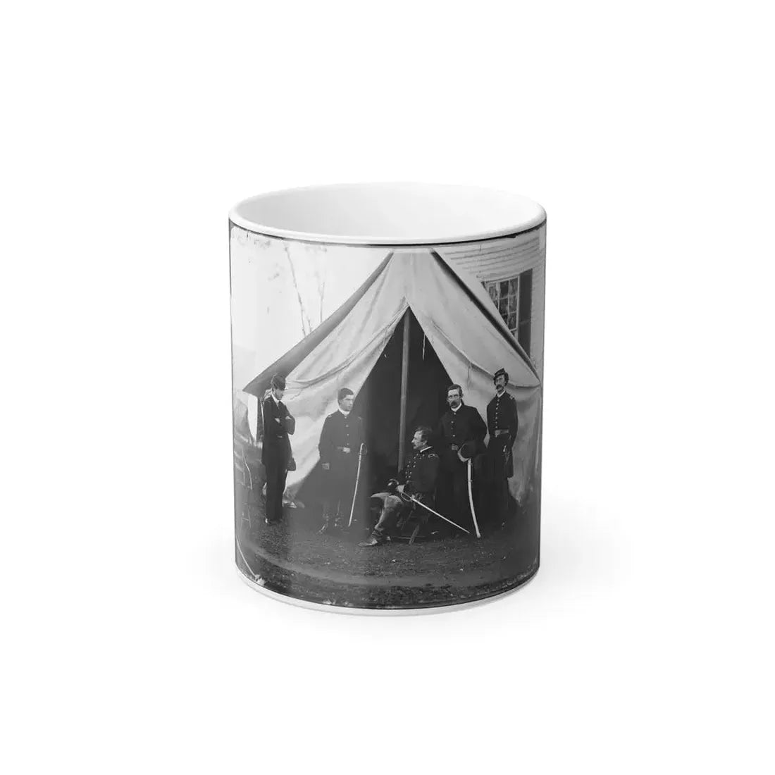Culpeper, Va. Gen. Andrew A. Humphreys and Staff (U.S. Civil War) Color Changing Coffee Mug 11oz Default Title 11oz - Go Mug Yourself