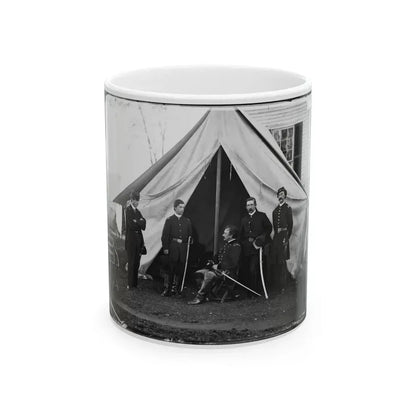 Culpeper, Va. Gen. Andrew A. Humphreys And Staff (U.S. Civil War) White Coffee Mug 11oz - Go Mug Yourself