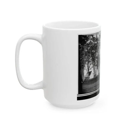 Culpeper, Va. Gen. George G. Meade's Headquarters, Wallack's House (U.S. Civil War) White Coffee Mug - Go Mug Yourself