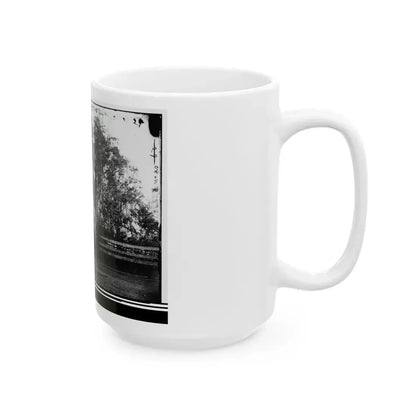Culpeper, Va. Gen. George G. Meade's Headquarters, Wallack's House (U.S. Civil War) White Coffee Mug - Go Mug Yourself
