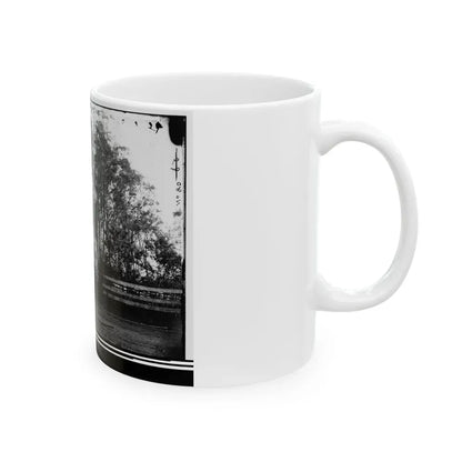 Culpeper, Va. Gen. George G. Meade's Headquarters, Wallack's House (U.S. Civil War) White Coffee Mug - Go Mug Yourself