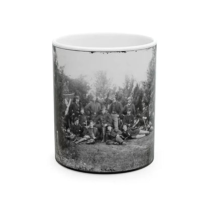 Culpeper, Va. Gen Robert O. Tyler And Staff Of The Artillery Reserve; Another View (U.S. Civil War) White Coffee Mug 11oz - Go Mug Yourself