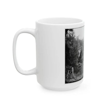 Culpeper, Va. Gen Robert O. Tyler And Staff Of The Artillery Reserve; Another View (U.S. Civil War) White Coffee Mug - Go Mug Yourself