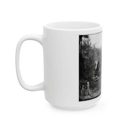 Culpeper, Va. Gen Robert O. Tyler And Staff Of The Artillery Reserve; Another View (U.S. Civil War) White Coffee Mug - Go Mug Yourself
