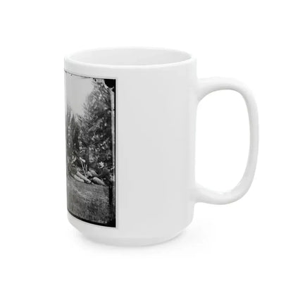 Culpeper, Va. Gen Robert O. Tyler And Staff Of The Artillery Reserve; Another View (U.S. Civil War) White Coffee Mug - Go Mug Yourself