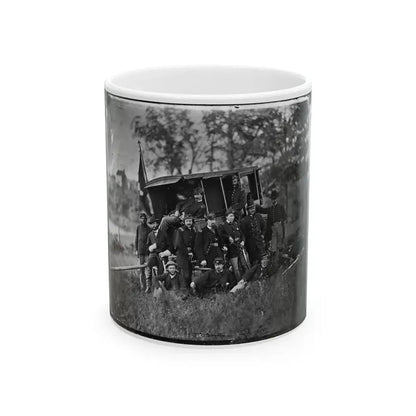 Culpeper, Va. Gen Robert O. Tyler And Staff Of The Artillery Reserve (U.S. Civil War) White Coffee Mug 11oz - Go Mug Yourself