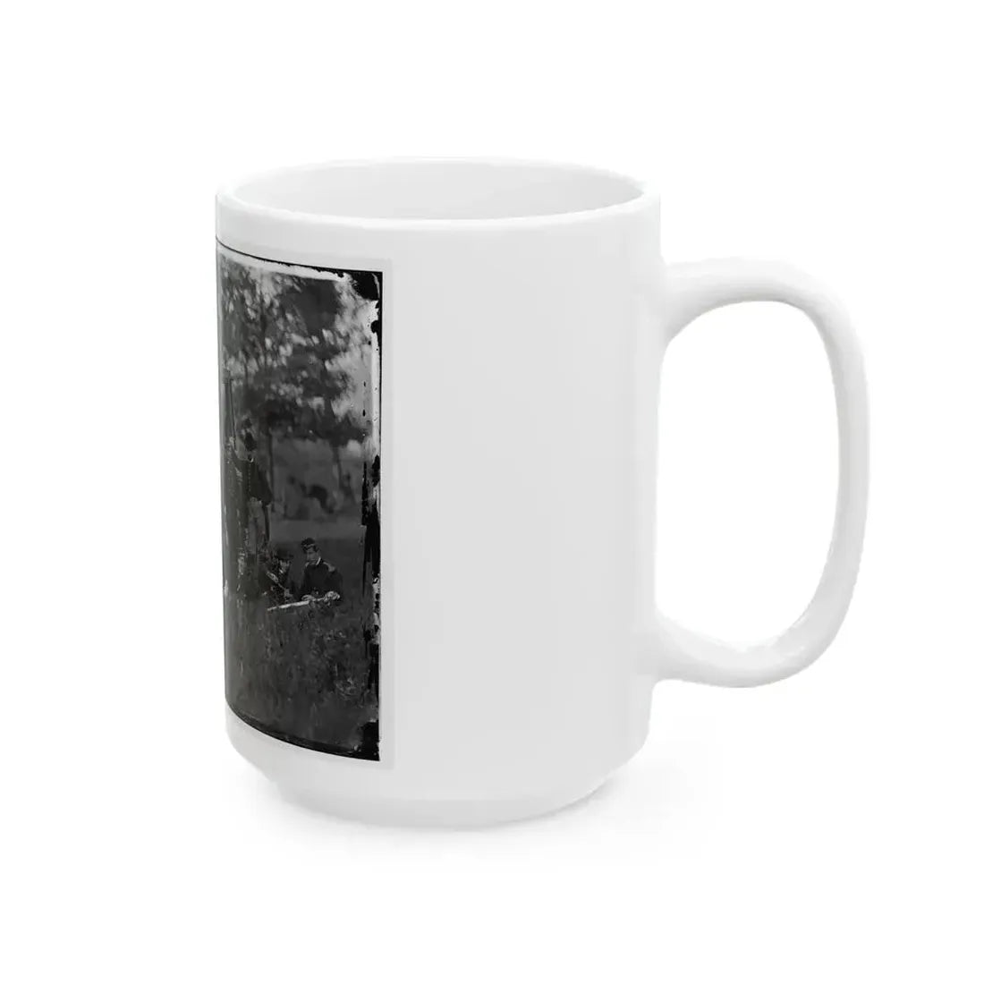 Culpeper, Va. Gen Robert O. Tyler And Staff Of The Artillery Reserve (U.S. Civil War) White Coffee Mug - Go Mug Yourself