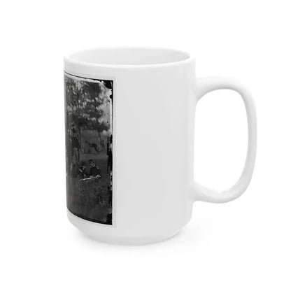 Culpeper, Va. Gen Robert O. Tyler And Staff Of The Artillery Reserve (U.S. Civil War) White Coffee Mug - Go Mug Yourself