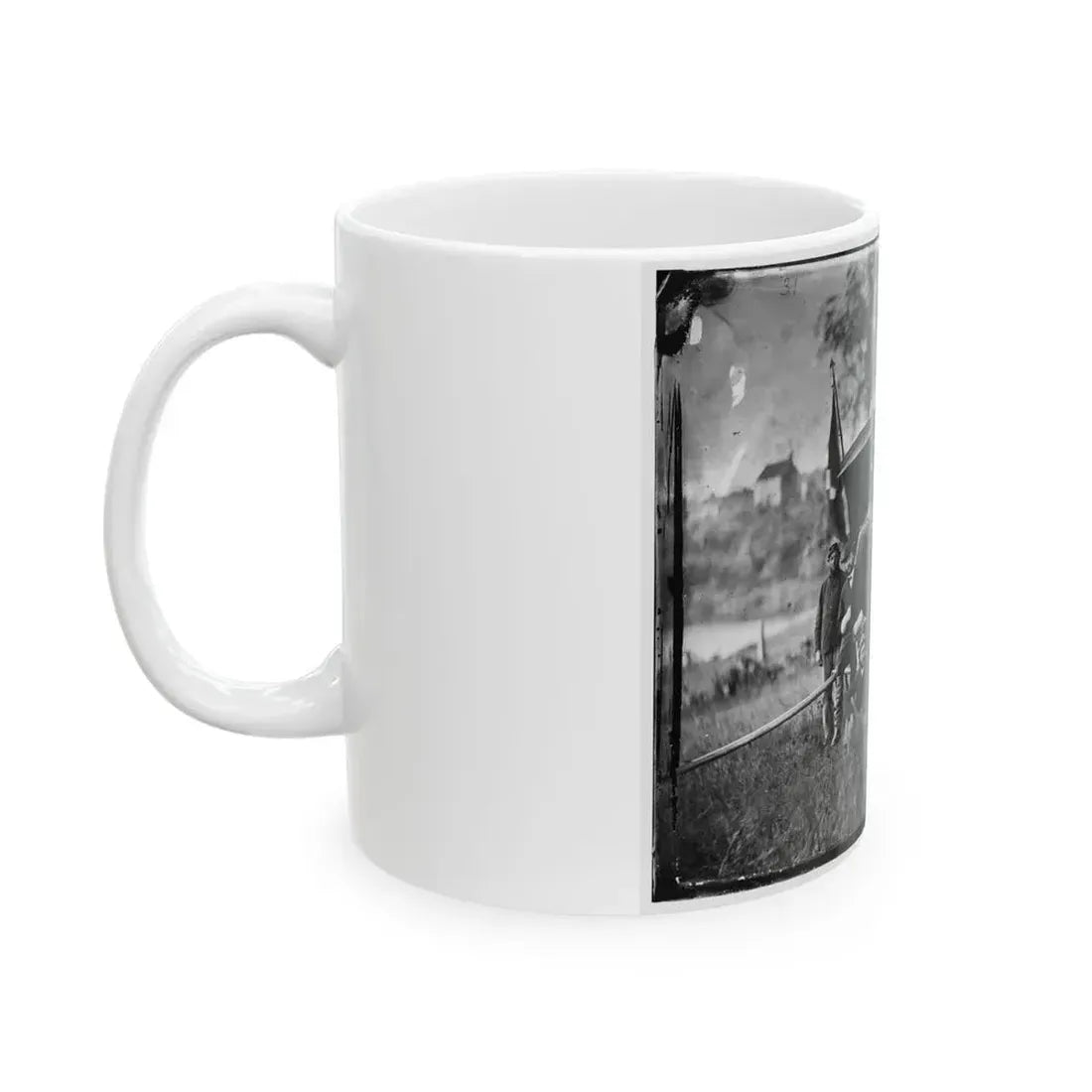 Culpeper, Va. Gen Robert O. Tyler And Staff Of The Artillery Reserve (U.S. Civil War) White Coffee Mug - Go Mug Yourself