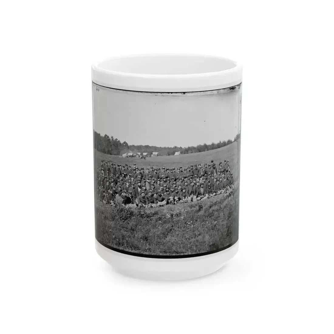 Culpeper, Va. Men Of Battery M (Benson's), 2d U.S. Artillery (U.S. Civil War) White Coffee Mug 15oz - Go Mug Yourself