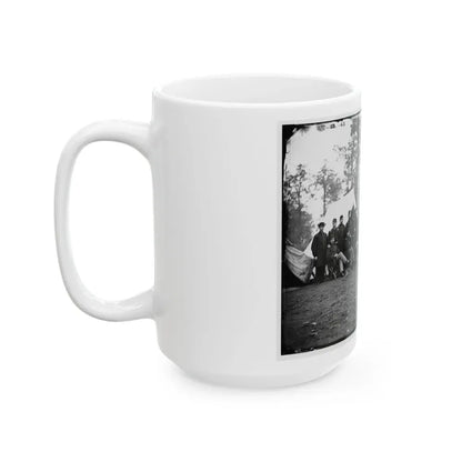 Culpeper, Va. Officers Of The 80th New York Infantry, Provost Guard (U.S. Civil War) White Coffee Mug - Go Mug Yourself