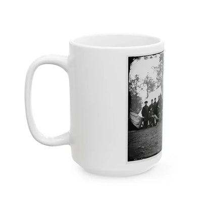 Culpeper, Va. Officers Of The 80th New York Infantry, Provost Guard (U.S. Civil War) White Coffee Mug - Go Mug Yourself