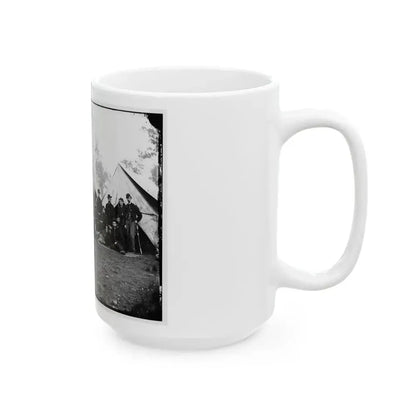 Culpeper, Va. Officers Of The 80th New York Infantry, Provost Guard (U.S. Civil War) White Coffee Mug - Go Mug Yourself
