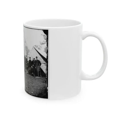Culpeper, Va. Officers Of The 80th New York Infantry, Provost Guard (U.S. Civil War) White Coffee Mug - Go Mug Yourself