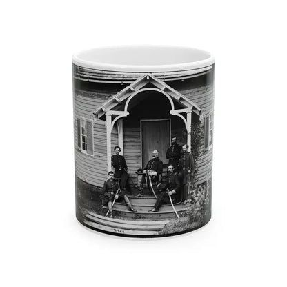 Culpeper, Va. Provost Marshal General Marsena R. Patrick And Staff (U.S. Civil War) White Coffee Mug 11oz - Go Mug Yourself
