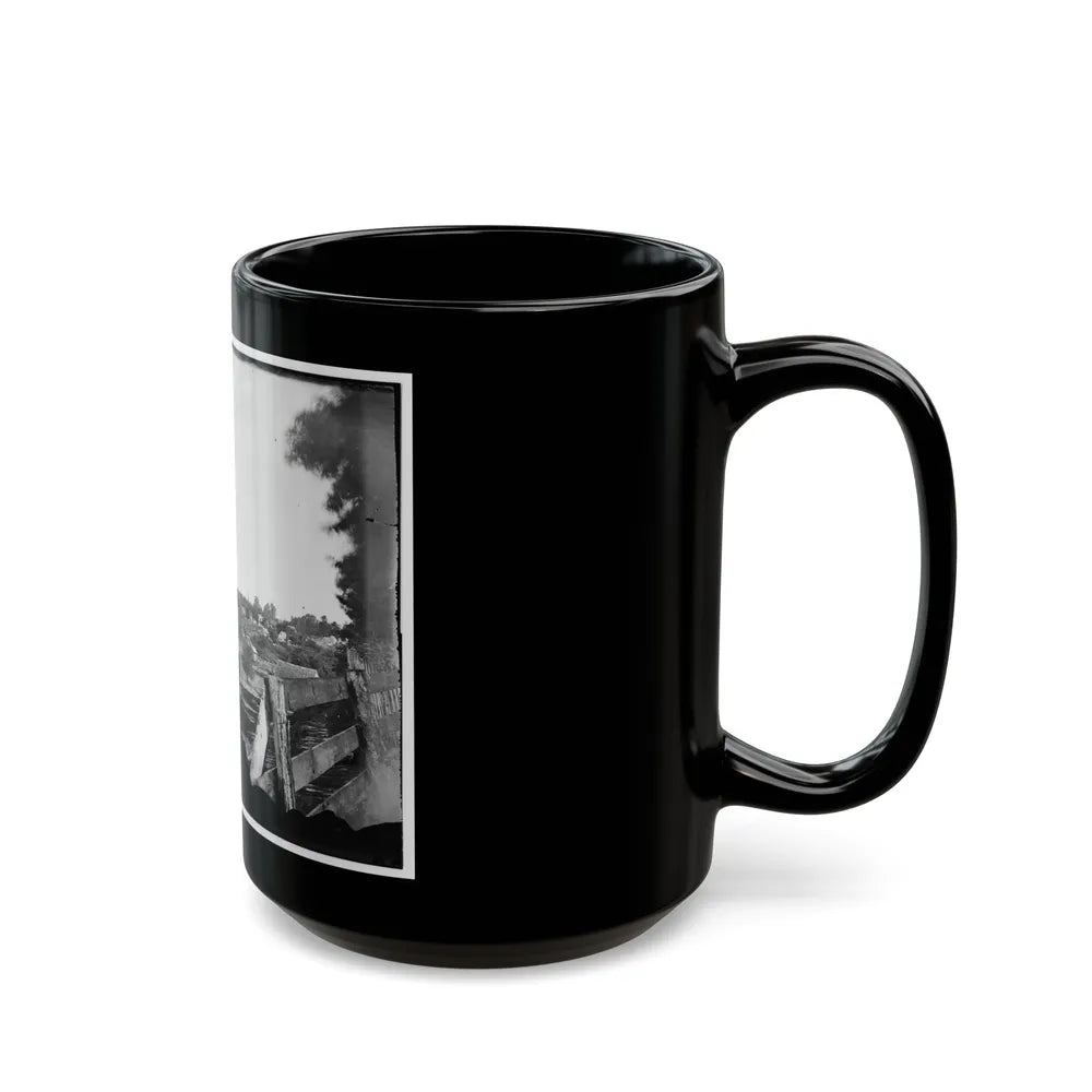 Culpeper, Va. Approach To Town, With Photographer's Wagon In Foreground (U.S. Civil War) Black Coffee Mug-Go Mug Yourself