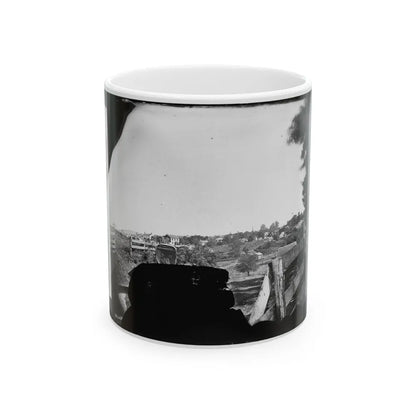 Culpeper, Va. Approach To Town, With Photographer's Wagon In Foreground (U.S. Civil War) White Coffee Mug-11oz-Go Mug Yourself