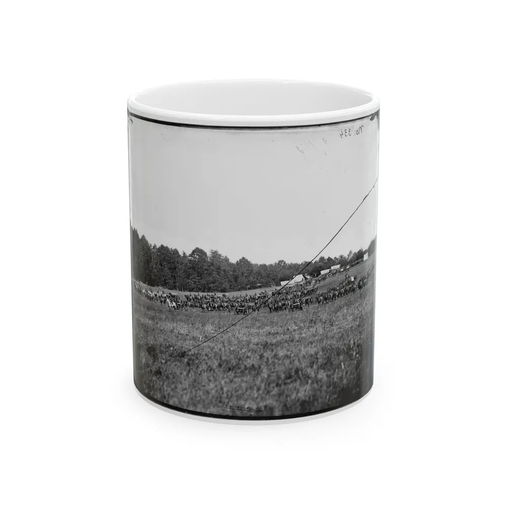 Culpeper, Va. Battery A, 4th U.S. Artillery, Robertson's Brigade (U.S. Civil War) White Coffee Mug-11oz-Go Mug Yourself