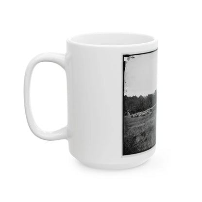 Culpeper, Va. Battery A, 4th U.S. Artillery, Robertson's Brigade (U.S. Civil War) White Coffee Mug-Go Mug Yourself