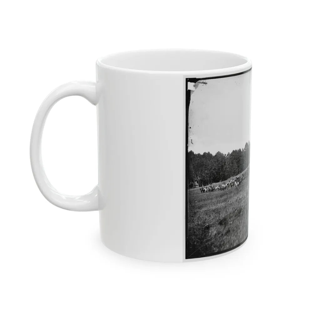 Culpeper, Va. Battery A, 4th U.S. Artillery, Robertson's Brigade (U.S. Civil War) White Coffee Mug-Go Mug Yourself