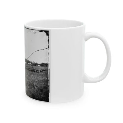 Culpeper, Va. Battery A, 4th U.S. Artillery, Robertson's Brigade (U.S. Civil War) White Coffee Mug-Go Mug Yourself