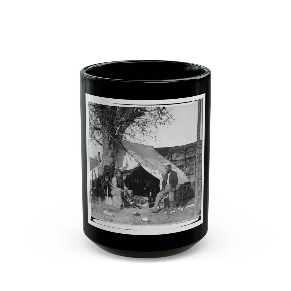 Culpeper, Va. Contrabands (U.S. Civil War) Black Coffee Mug-15oz-Go Mug Yourself