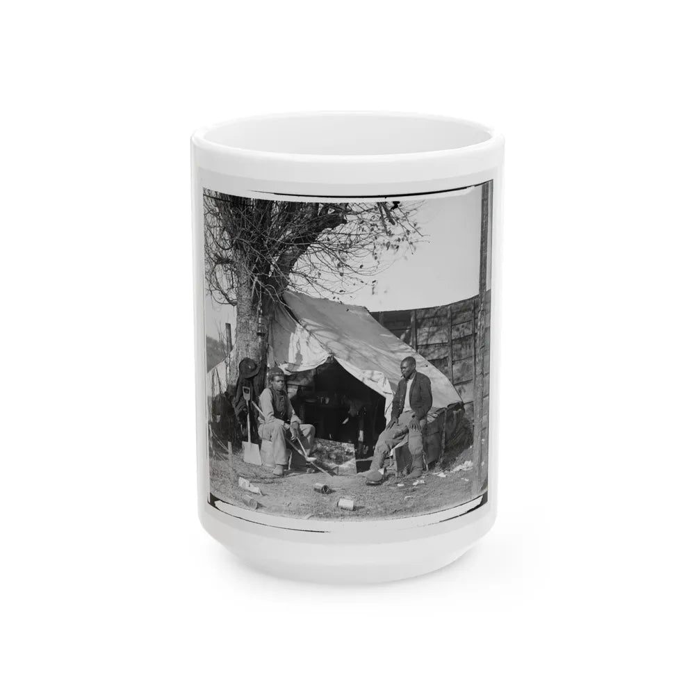 Culpeper, Va. Contrabands (U.S. Civil War) White Coffee Mug-15oz-Go Mug Yourself