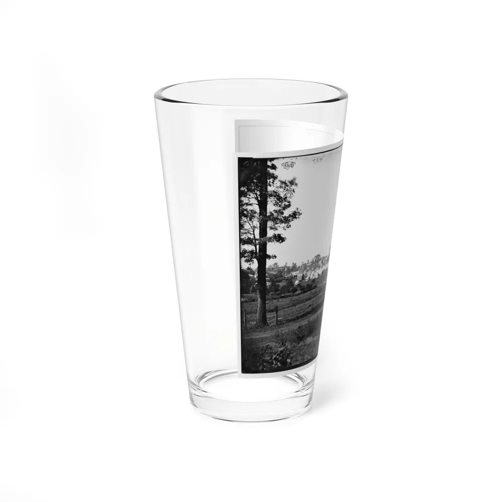 Culpeper, Va. Encampment On The Edge Of Town (U.S. Civil War) Pint Glass 16oz-Go Mug Yourself