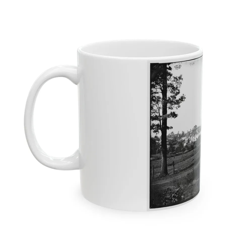 Culpeper, Va. Encampment On The Edge Of Town (U.S. Civil War) White Coffee Mug-Go Mug Yourself