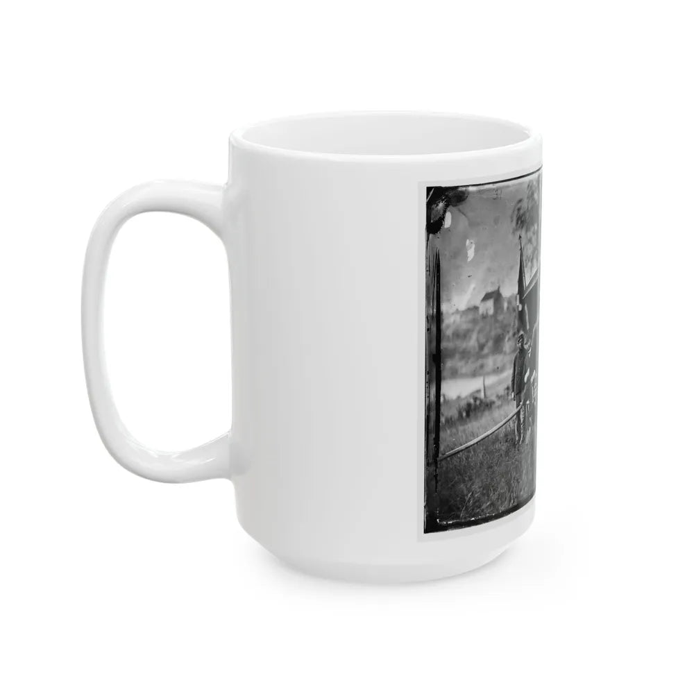 Culpeper, Va. Gen Robert O. Tyler And Staff Of The Artillery Reserve (U.S. Civil War) White Coffee Mug-Go Mug Yourself