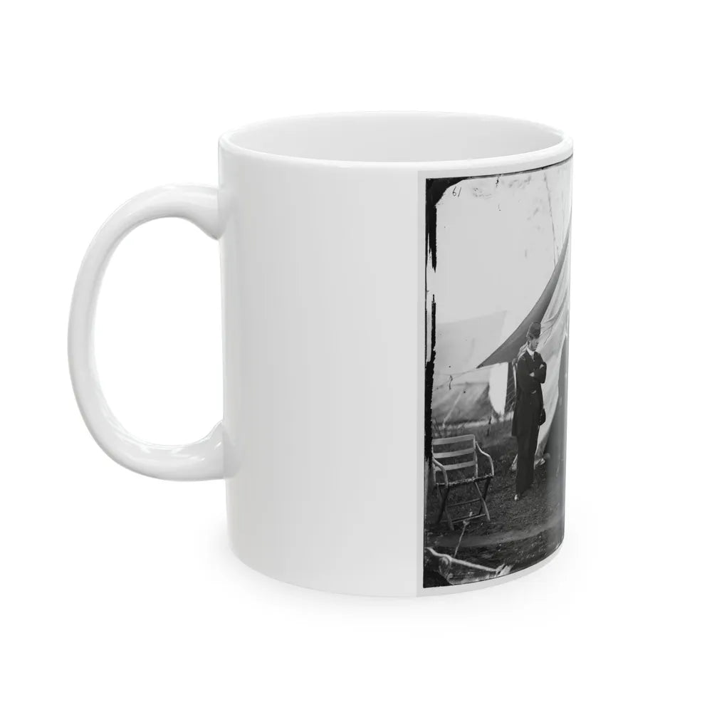 Culpeper, Va. Gen. Andrew A. Humphreys And Staff (U.S. Civil War) White Coffee Mug-Go Mug Yourself