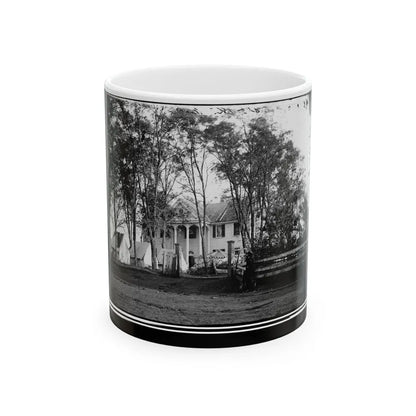 Culpeper, Va. Gen. George G. Meade's Headquarters, Wallack's House (U.S. Civil War) White Coffee Mug-11oz-Go Mug Yourself